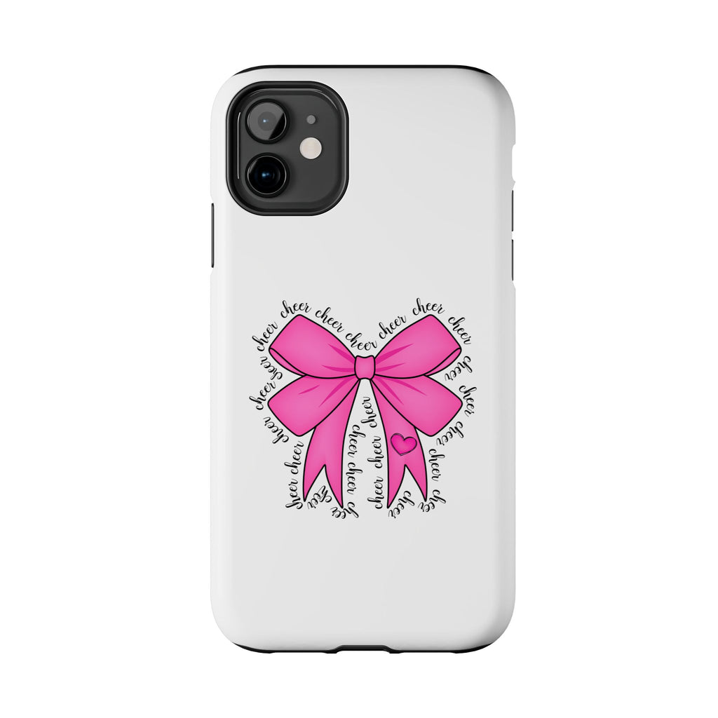 Pink Bow Cheerleader Tough Phone Cases Cheerleading Flyer