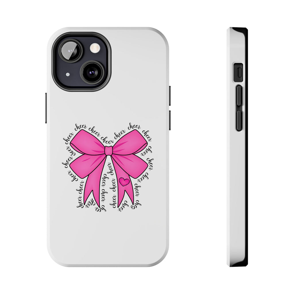 Pink Bow Cheerleader Tough Phone Cases Cheerleading Flyer