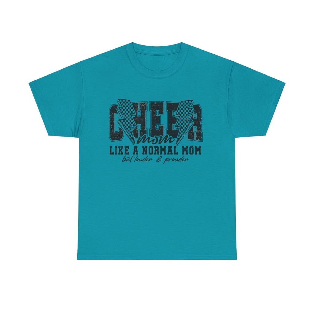 Distressed Cheer Mom Tee Cheerleading Flyer Stunt Training